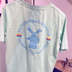 Dutch Bros green shirt
